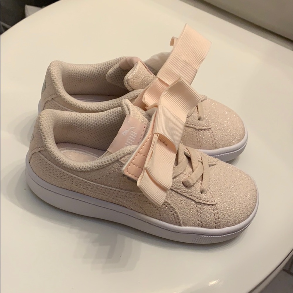 Pink Puma sneakers